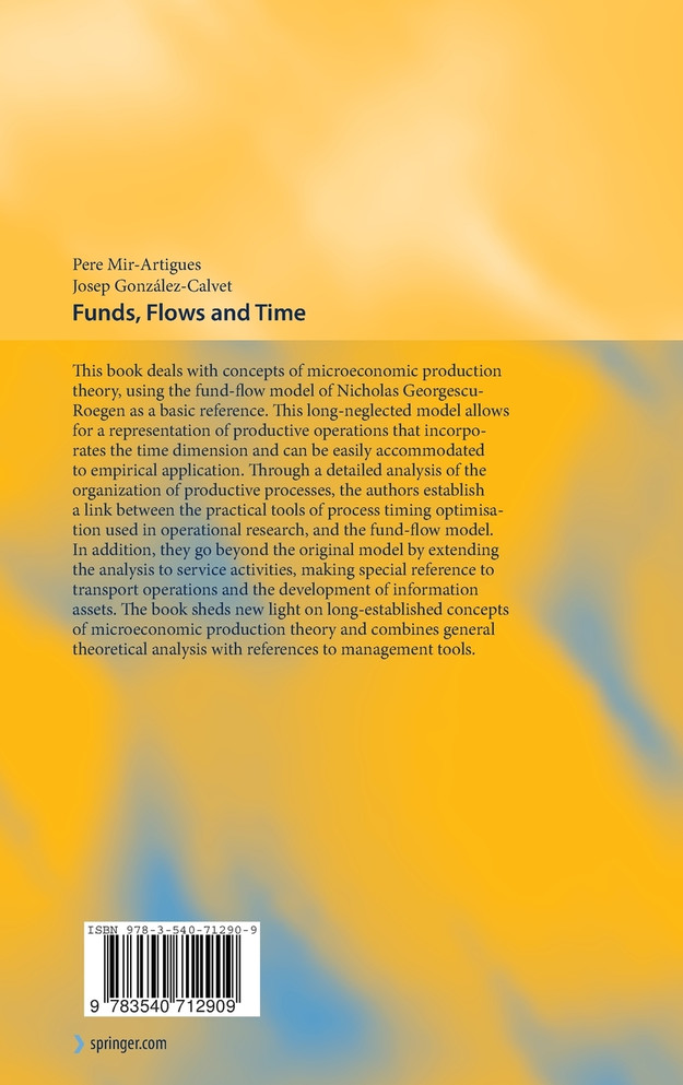 Funds, Flows and Time