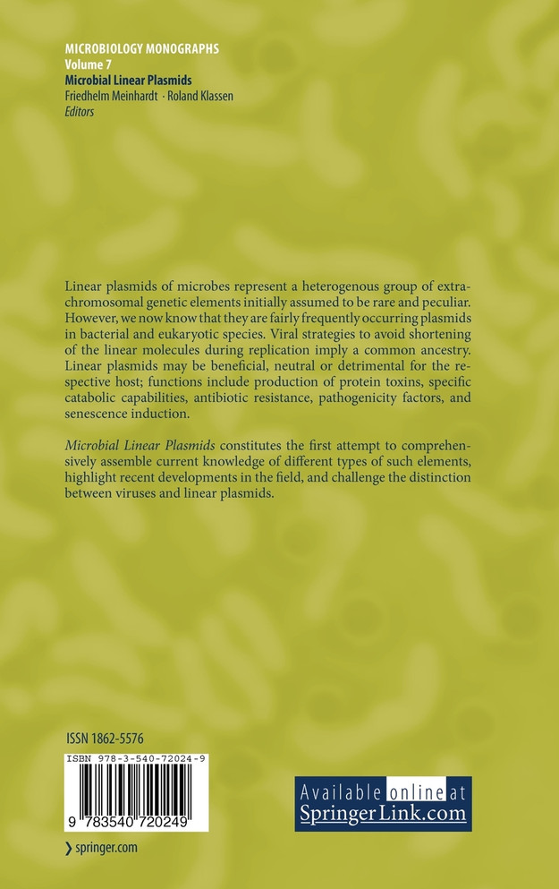 Microbial Linear Plasmids