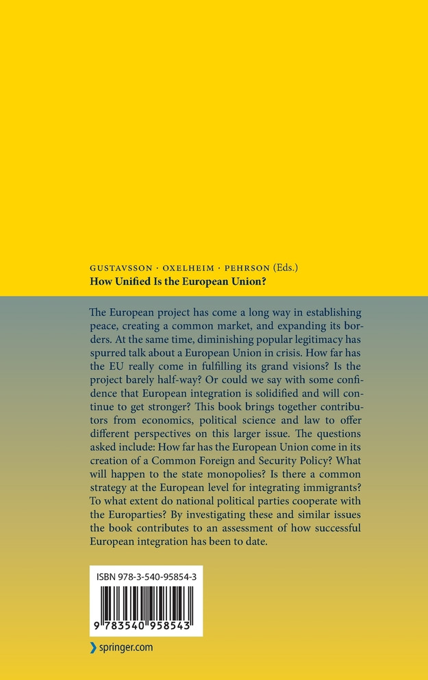 How Unified Is the European Union?