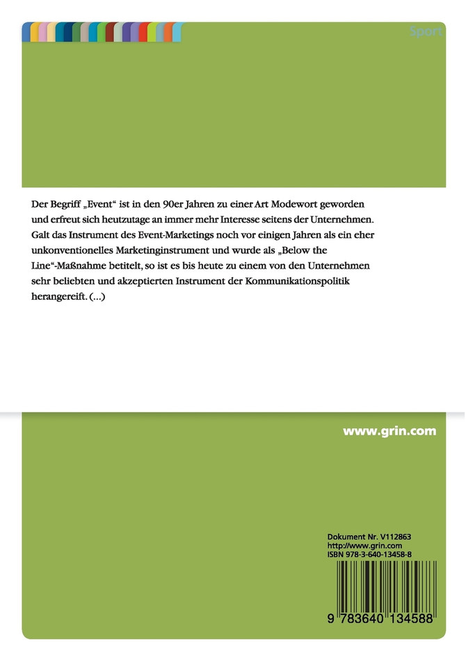 Die Entwicklung des Event-Marketings als Teil der Kommunikationspolitik