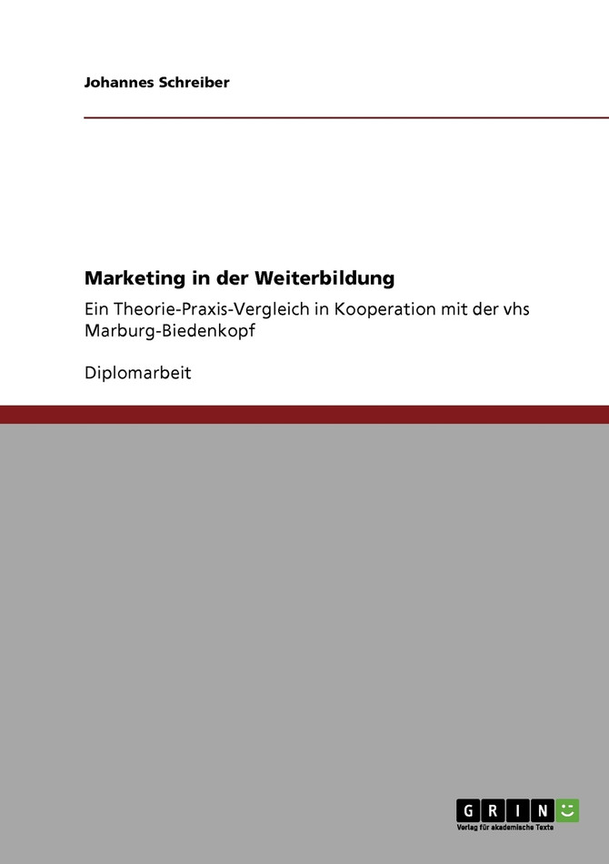 Marketing in der Weiterbildung