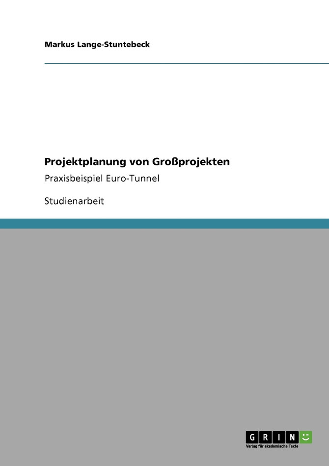 Projektplanung von Großprojekten