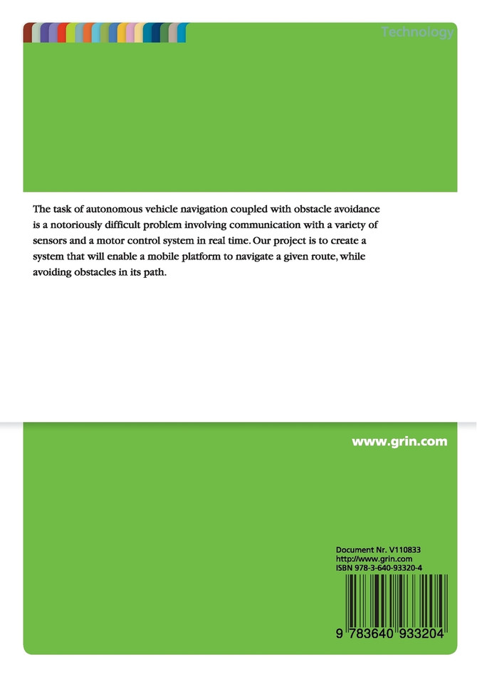Esplanade Runner - Autonomous Vehicle Navigation in Small Vehicles