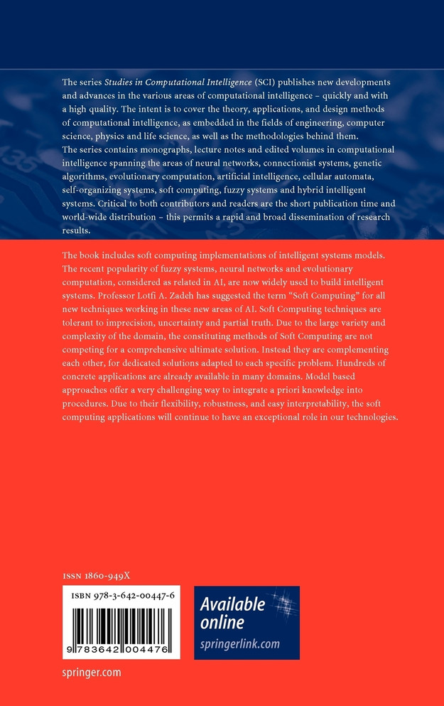 Soft Computing Based Modeling in Intelligent Systems