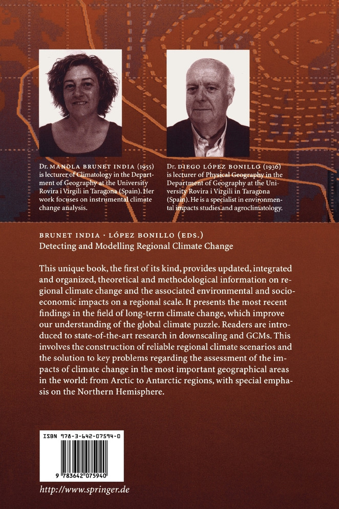 Detecting and Modelling Regional Climate Change