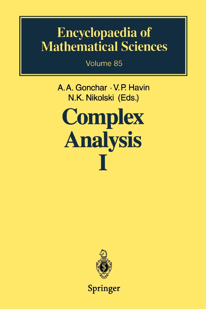Complex Analysis I