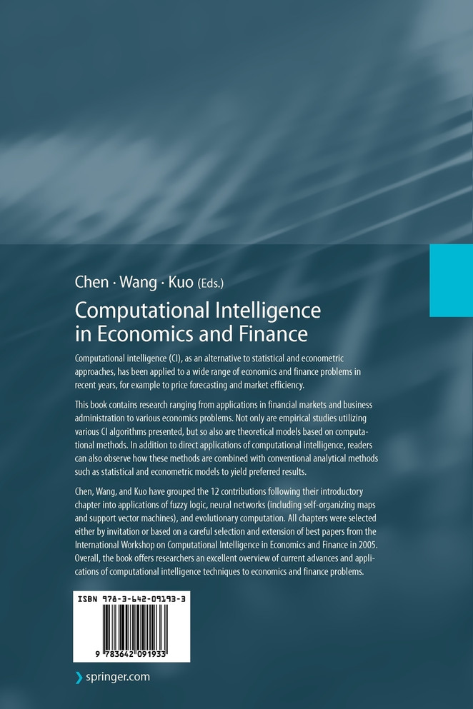 Computational Intelligence in Economics and Finance