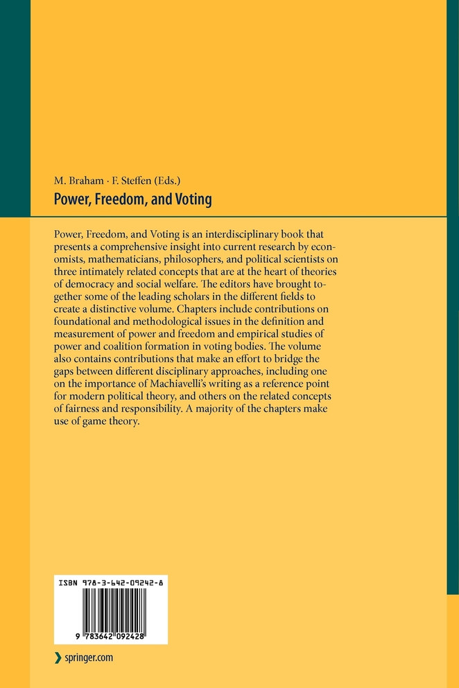 Power, Freedom, and Voting