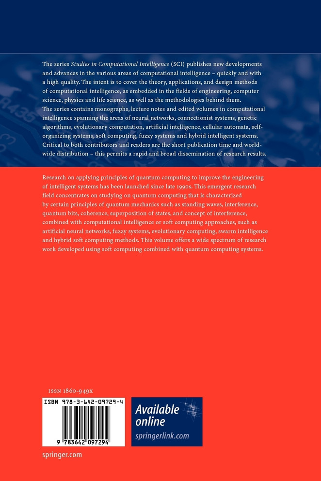 Quantum Inspired Intelligent Systems