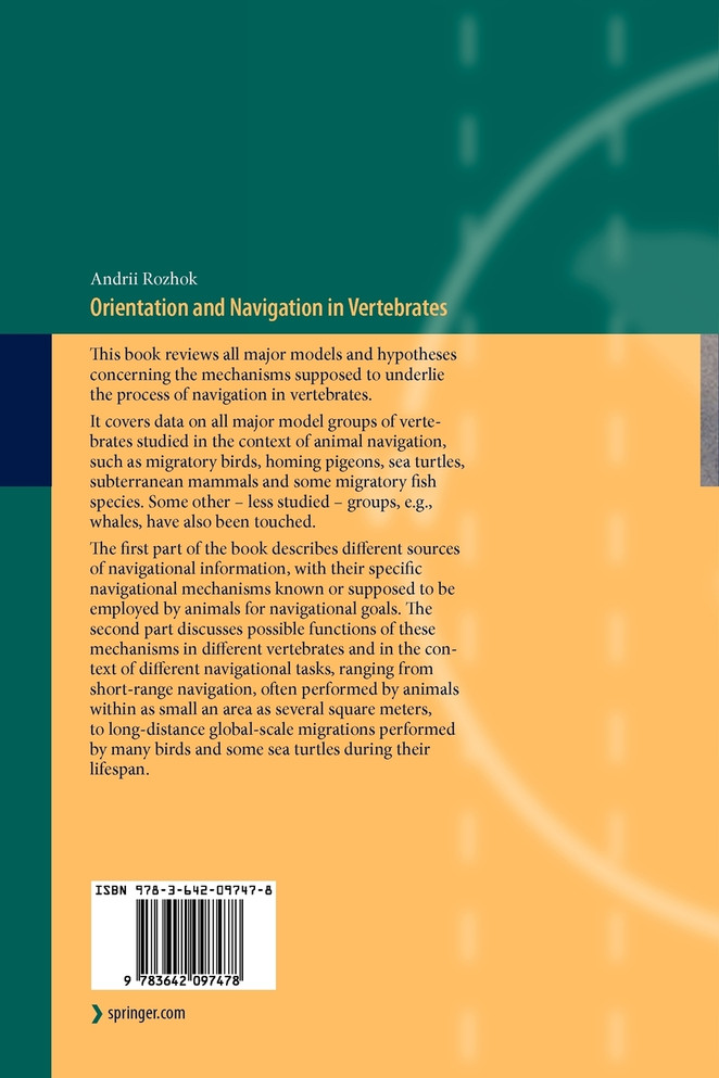 Orientation and Navigation in Vertebrates