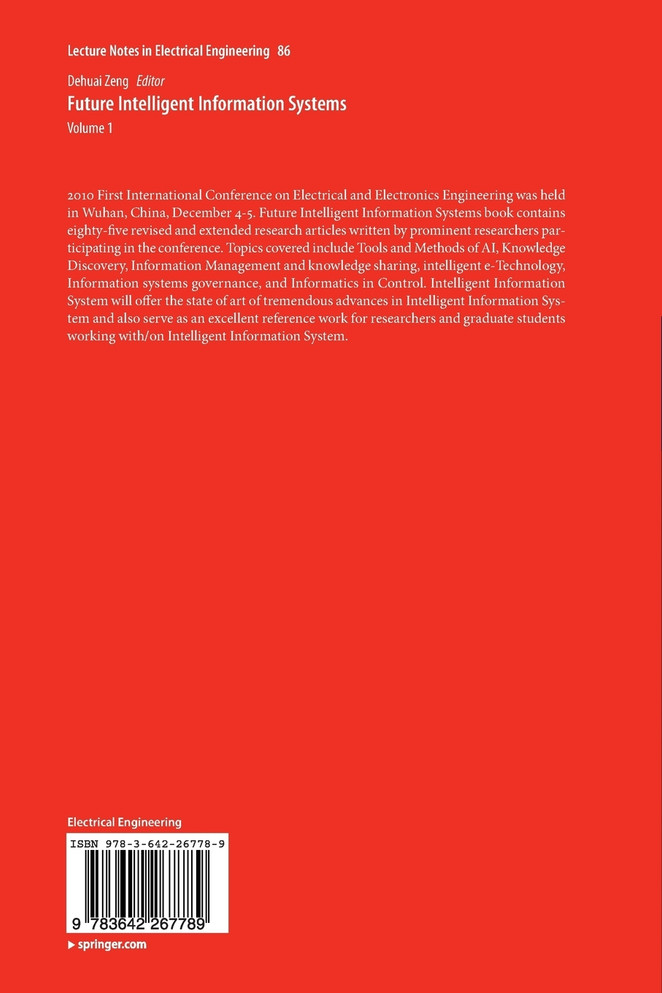 Future Intelligent Information Systems