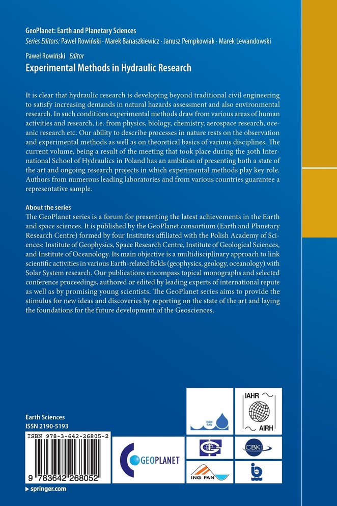 Experimental Methods in Hydraulic Research