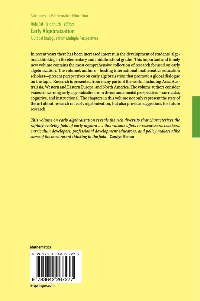 Early Algebraization