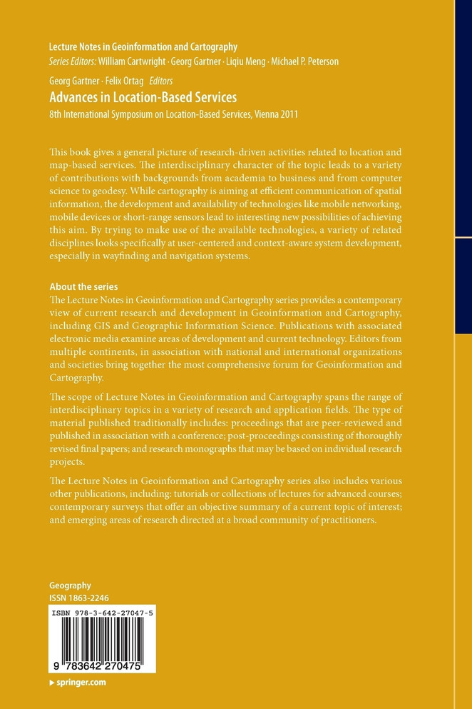 Advances in Location-Based Services