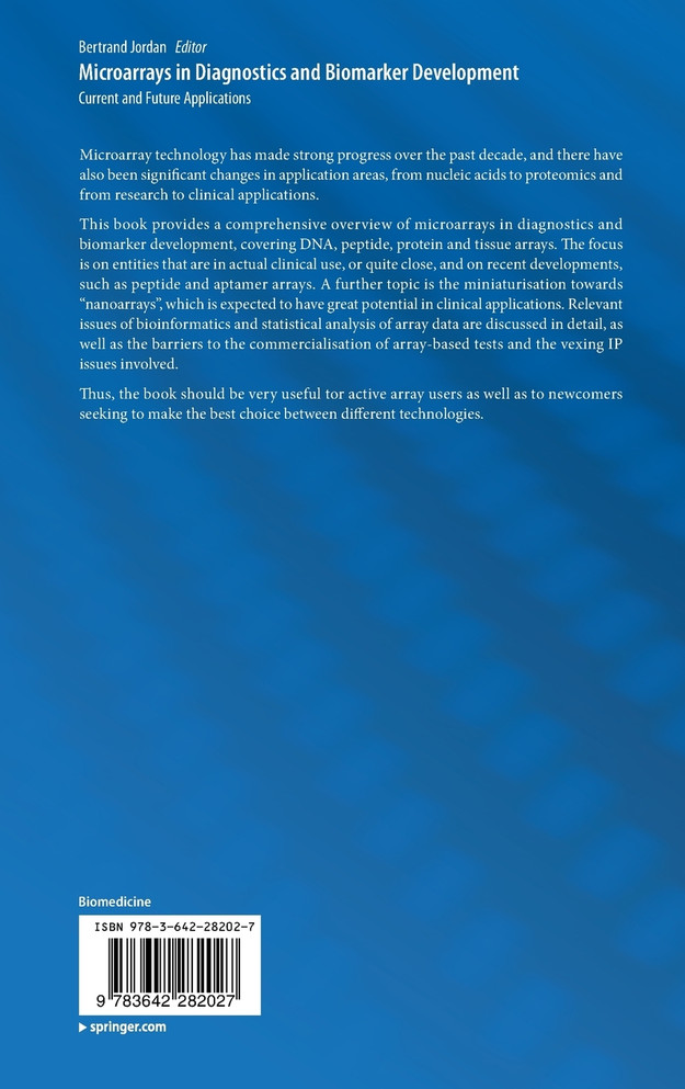 Microarrays in Diagnostics and Biomarker Development