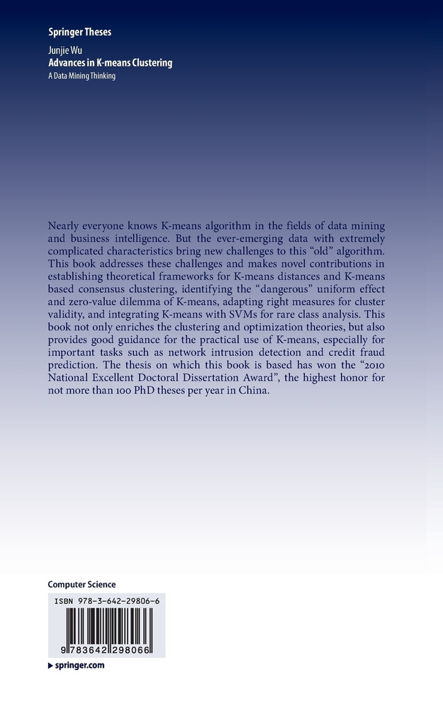 Advances in K-means Clustering