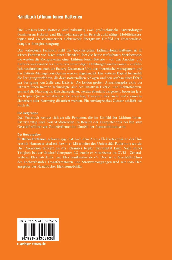 Handbuch Lithium-Ionen-Batterien