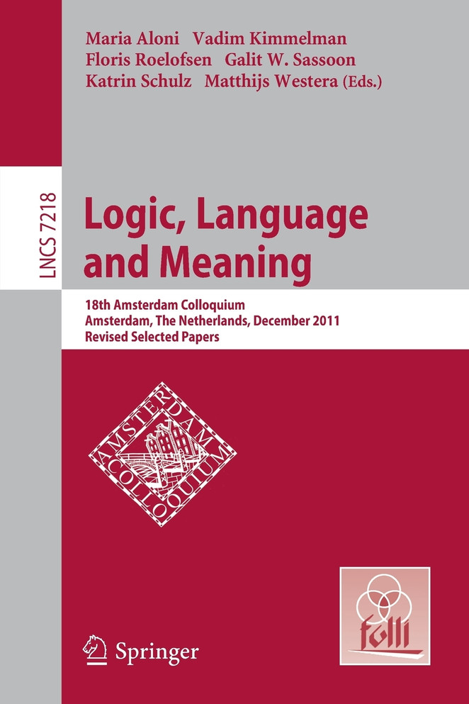 Logic, Language and Meaning