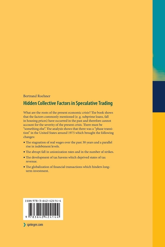 Hidden Collective Factors in Speculative Trading