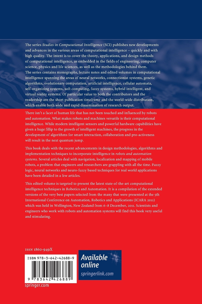 Recent Advances in Robotics and Automation