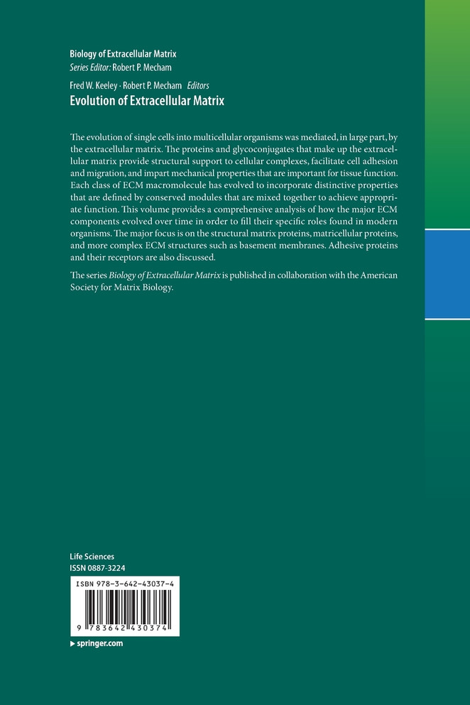 Evolution of Extracellular Matrix