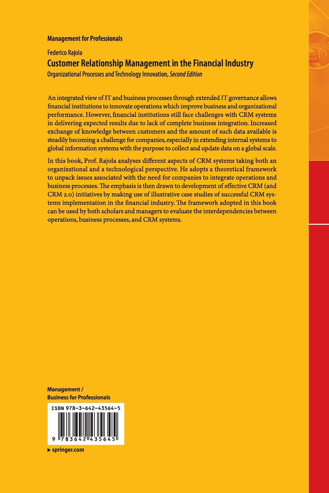 Customer Relationship Management in the Financial Industry