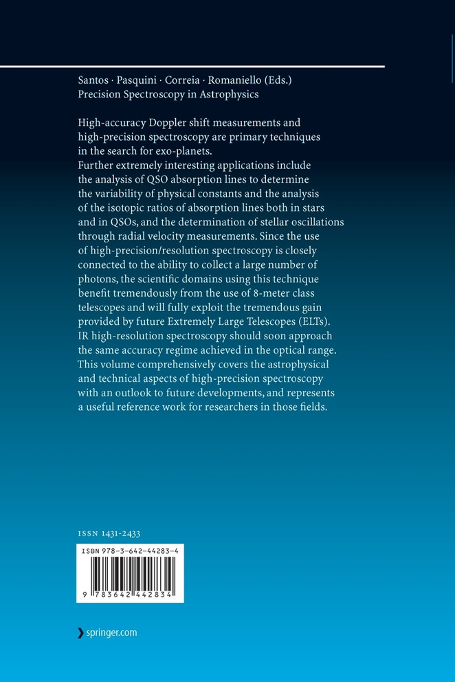 Precision Spectroscopy in Astrophysics