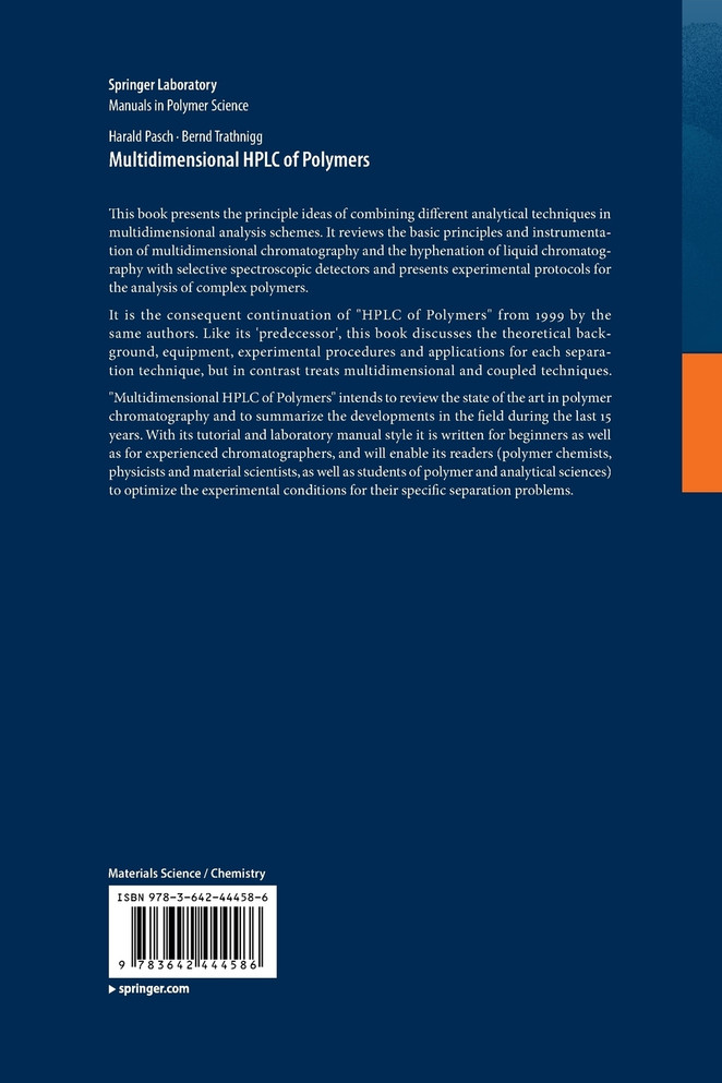 Multidimensional HPLC of Polymers