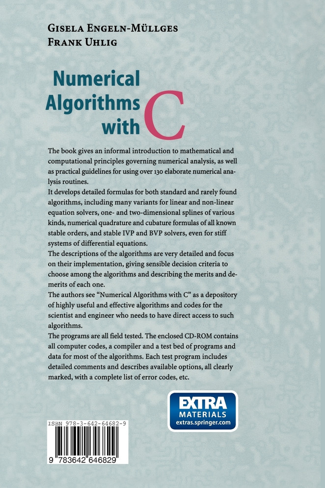 Numerical Algorithms with C