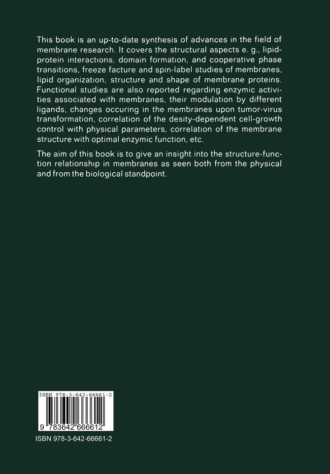Structural and Kinetic Approach to Plasma Membrane Functions