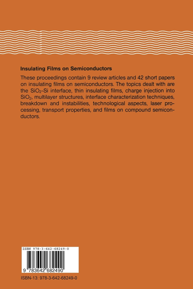 Insulating Films on Semiconductors