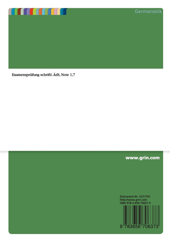 Willirams Prosaparaphrase. Referat und Lernzusammenfassung