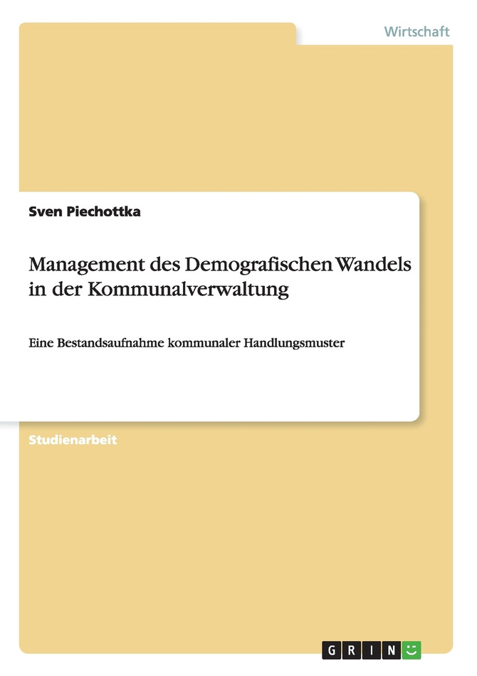 Management des Demografischen Wandels in der Kommunalverwaltung