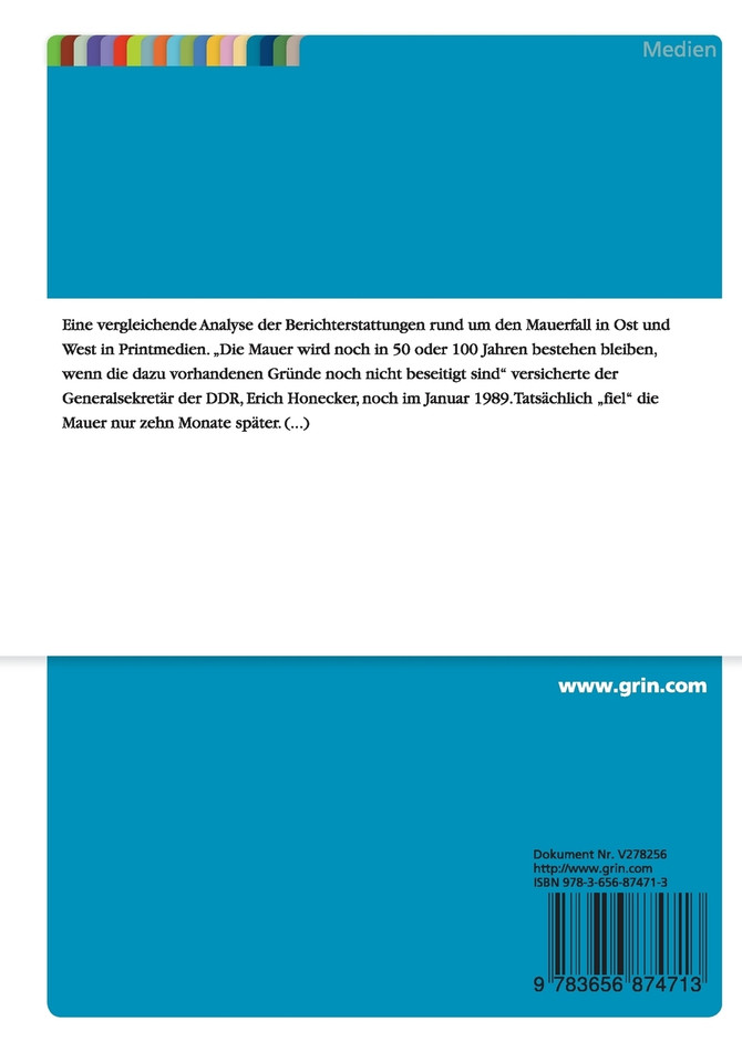 Ein Mauerfall. Zwei Perspektiven