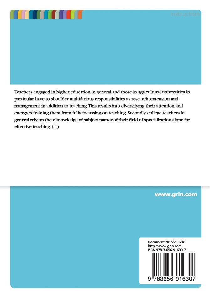Practical Mannual. Instructional Technology for College Teachers