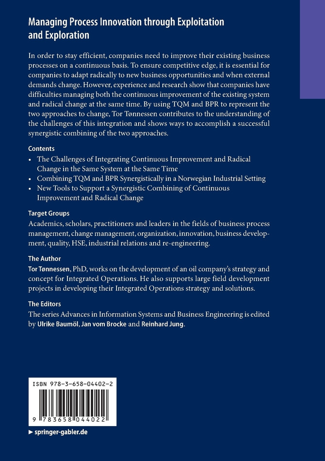 Managing Process Innovation through Exploitation and Exploration