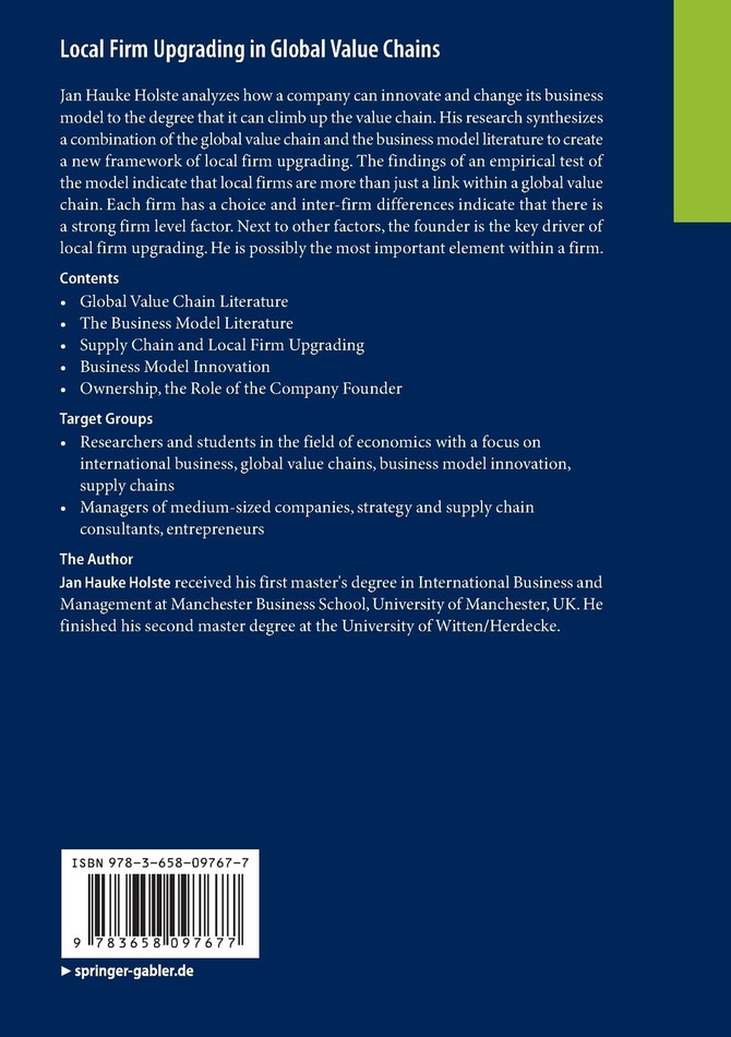 Local Firm Upgrading in Global Value Chains