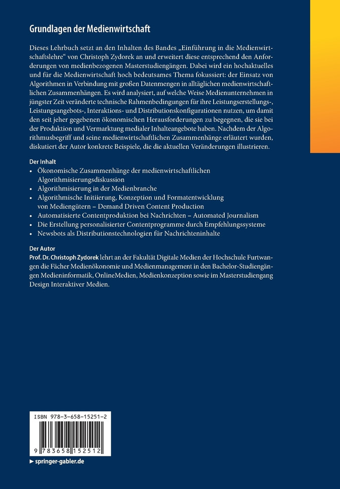 Grundlagen der Medienwirtschaft