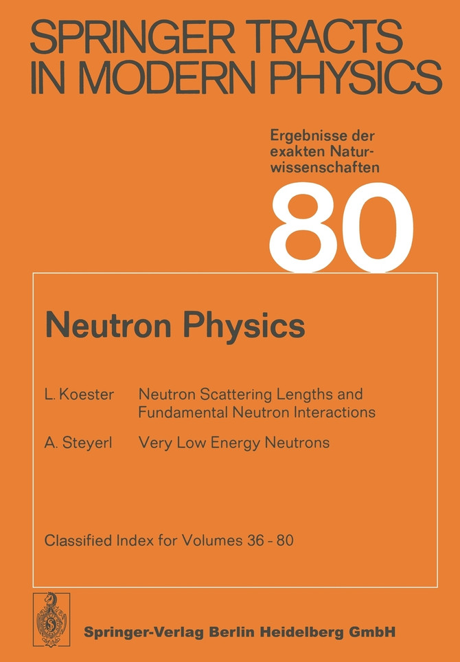 Neutron Physics