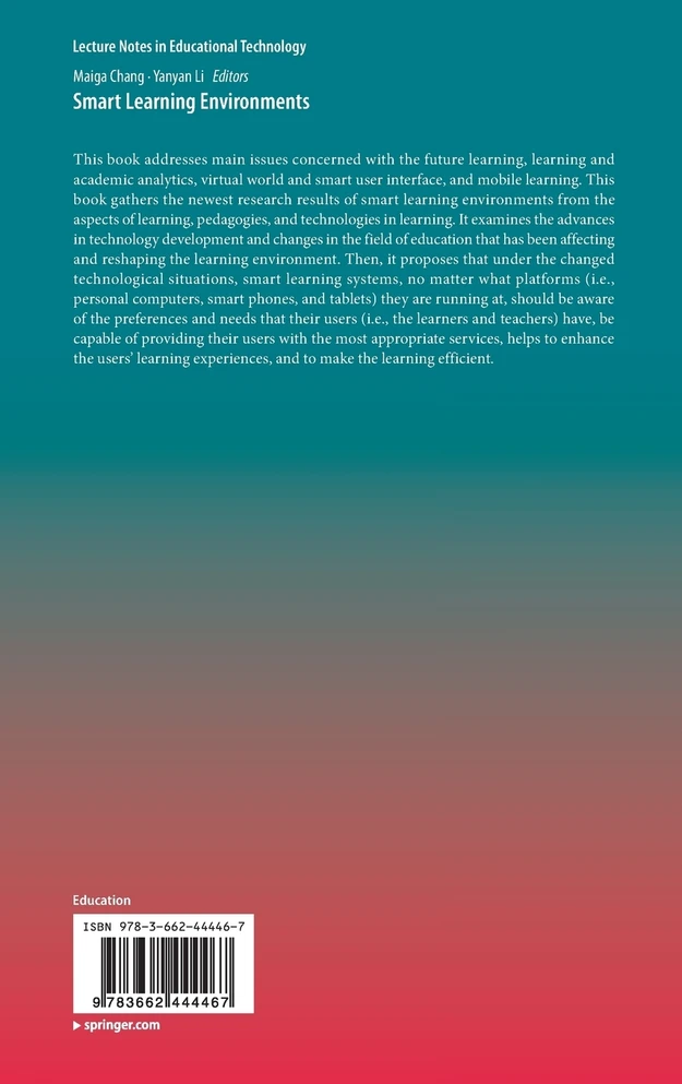 Smart Learning Environments