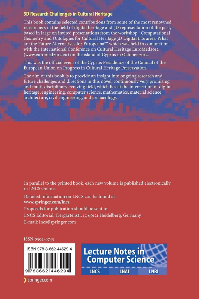 3D Research Challenges in Cultural Heritage