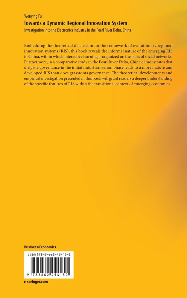 Towards a Dynamic Regional Innovation System