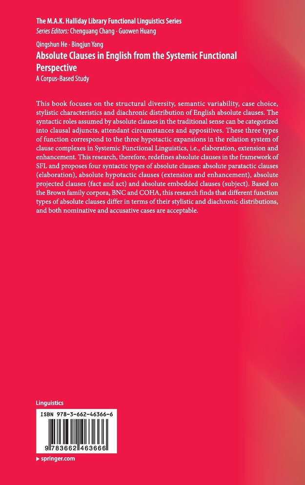 Absolute Clauses in English from the Systemic Functional Perspective