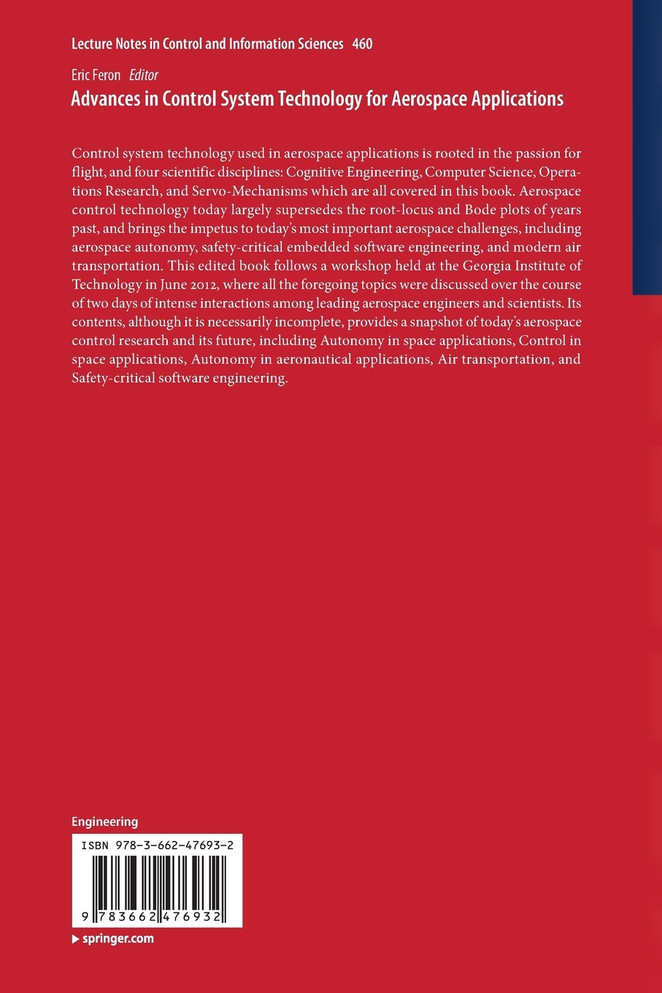 Advances in Control System Technology for Aerospace Applications