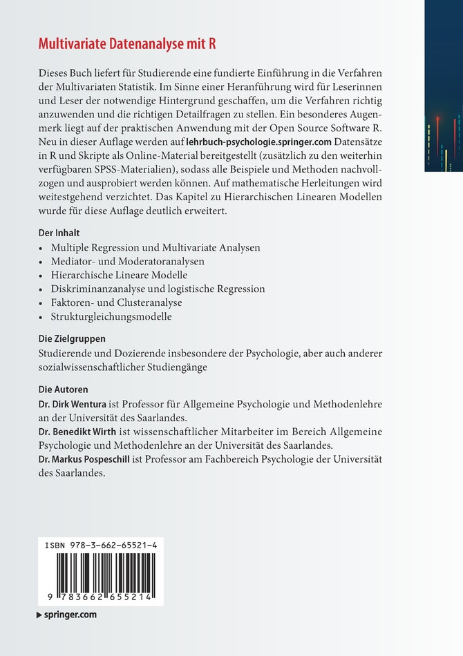 Multivariate Datenanalyse mit R