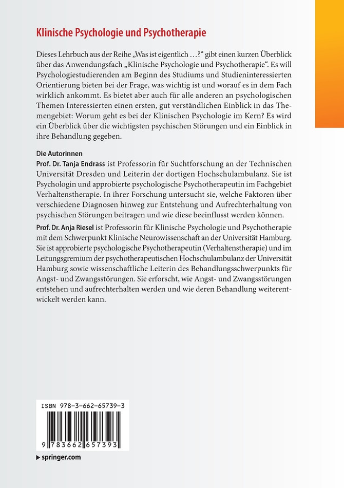 Klinische Psychologie und Psychotherapie