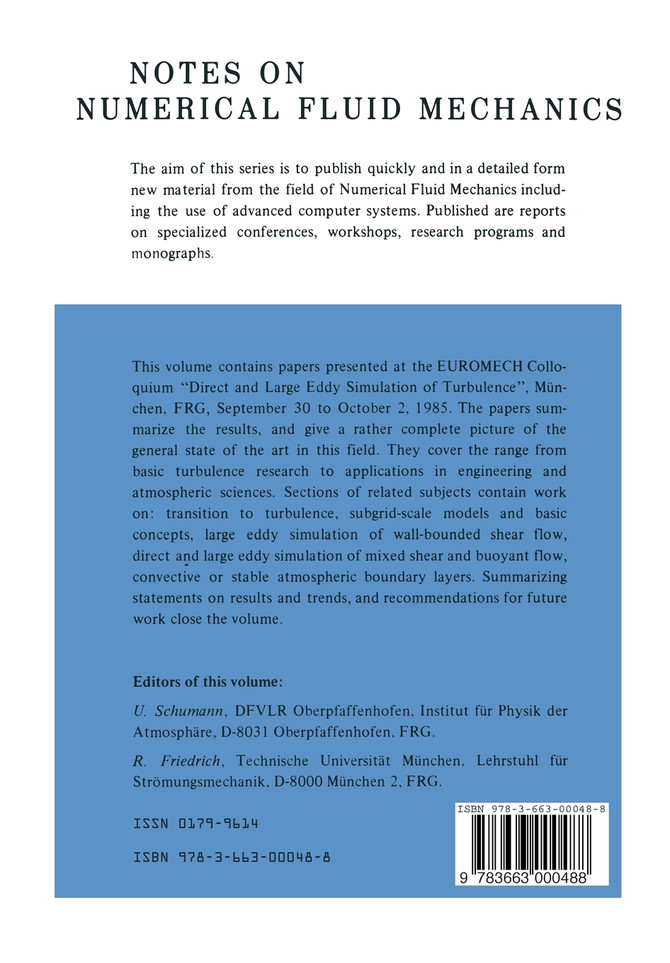 Direct and Large Eddy Simulation of Turbulence