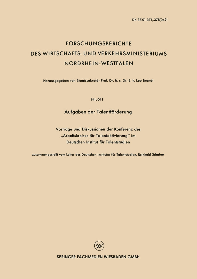 Aufgaben Der Talentforderung