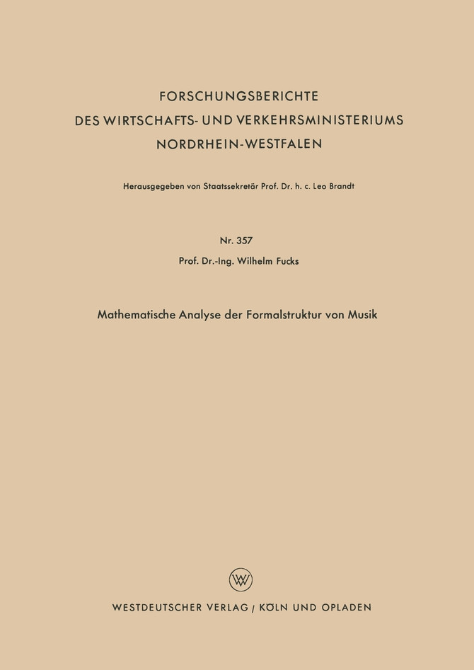 Mathematische Analyse Der Formalstruktur Von Musik