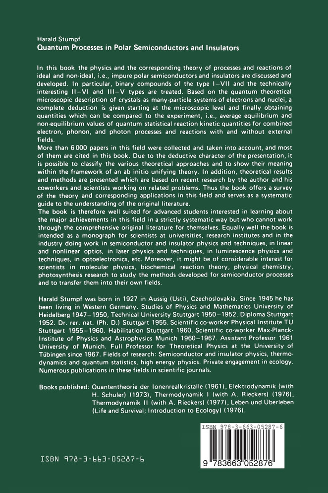 Quantum Processes in Polar Semiconductors and Insulators